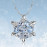 Zara hópehely bizsu kristály nyaklánc