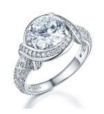 Ezüst gyémánt gyűrű-5