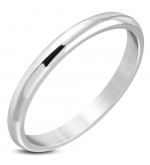 Ezüst színű, gravírozható nemesacél karikagyűrű-3