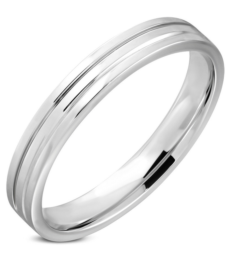 Ezüst színű nemesacél gyűrű ékszer-10